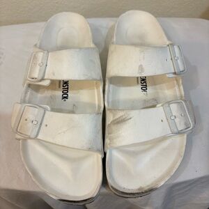 Birkenstock Eva Rubber White Sandals